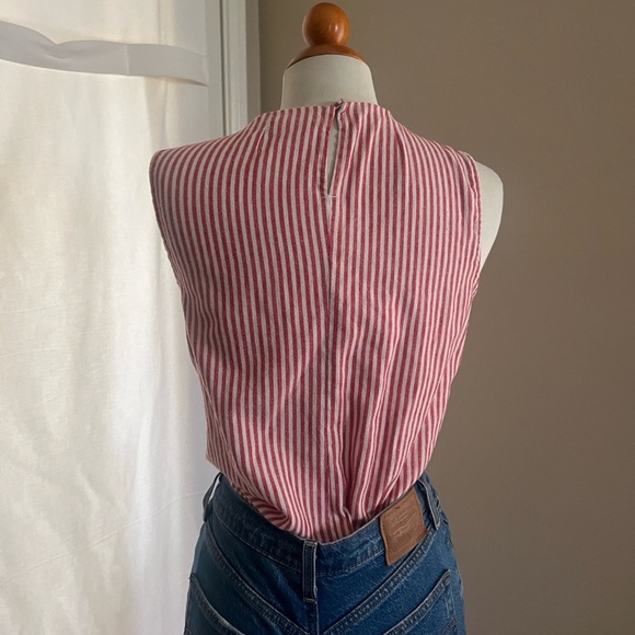 JCrew Linen Blend Striped Tank - Picture 3 of 3